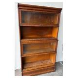 Antique Globe Wernicke Stepback 4 Stack Bookcase