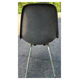 MCM Eames Molded Fiberglass Grey Side Chair DSX - Designed by Charles and Ray Eames for Herman Miller