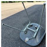 MCM Eames Molded Fiberglass Grey Side Chair DSX - Designed by Charles and Ray Eames for Herman Miller