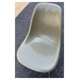 Vintage MCM Eames Molded Fiberglass Side Chair DSX - Tan - Designed by Charles and Ray Eames for Herman Miller