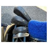 Great Vintage MacGregor Golf Bag with MacGregor and Jack Nicolaus Clubs