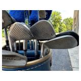 Great Vintage MacGregor Golf Bag with MacGregor and Jack Nicolaus Clubs