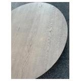 Beautiful Restoration Hardware Breton Round Coffee Table - Color is Caramel Oak - Like New!!