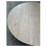 Beautiful Restoration Hardware Breton Round Coffee Table - Color is Caramel Oak - Like New!!
