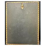 Vintage Silhouette Reverse Painted Glass Pieces