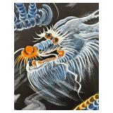 Framed Asian Dragon Artwork