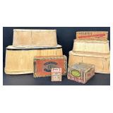 A Nice Variety of Rustic Wood Baskets and Misc Boxes
