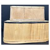 A Nice Variety of Rustic Wood Baskets and Misc Boxes