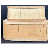 A Nice Variety of Rustic Wood Baskets and Misc Boxes