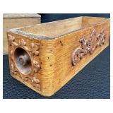 Fun Assortment of Old Wood Items and Brass Owl Clip