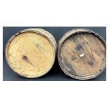 A Pair of Vintage Wood Barrels / Nail Kegs
