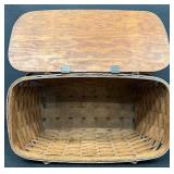 Longaberger All American Patriot Basket (1997), Large Picnic Basket and Decorate Bird House