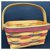 Longaberger All American Patriot Basket (1997), Large Picnic Basket and Decorate Bird House