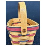 Longaberger All American Patriot Basket (1997), Large Picnic Basket and Decorate Bird House