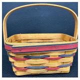 Longaberger All American Patriot Basket (1997), Large Picnic Basket and Decorate Bird House