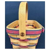 Longaberger All American Patriot Basket (1997), Large Picnic Basket and Decorate Bird House