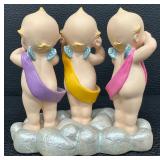 Jesco Kewpie Doll Figurines - Lot of Three
