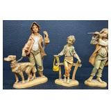 Depose Fontanini Nativity Set  Figurine Collection - 1983 - 18 Collectible Pieces