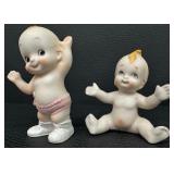 A Cute Collection of Ceramic Kewpie Dolls - Lot of Six