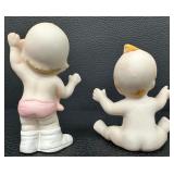 A Cute Collection of Ceramic Kewpie Dolls - Lot of Six