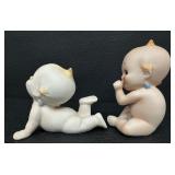 A Cute Collection of Ceramic Kewpie Dolls - Lot of Six