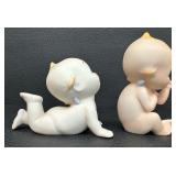 A Cute Collection of Ceramic Kewpie Dolls - Lot of Six