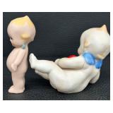 A Cute Collection of Ceramic Kewpie Dolls - Lot of Six