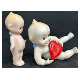 A Cute Collection of Ceramic Kewpie Dolls - Lot of Six