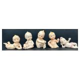 Enchanting Ceramic Kewpie Doll Collection - Lot of Six