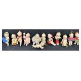 The Danbury Mint Kewpie Christmas Ornament Collection with Bonus 1994 Ornament and Original Storage Box