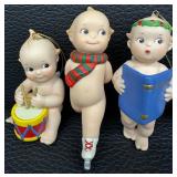 The Danbury Mint Kewpie Christmas Ornament Collection with Bonus 1994 Ornament and Original Storage Box