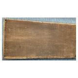 Vintage Oak and Beveled Edged Mirror