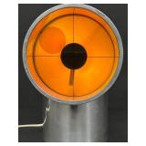 MCM Aurora Chrome Clock Designed by Kirsch/Hamilton Associates w/Corchia and de Harak