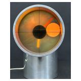 MCM Aurora Chrome Clock Designed by Kirsch/Hamilton Associates w/Corchia and de Harak