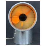 MCM Aurora Chrome Clock Designed by Kirsch/Hamilton Associates w/Corchia and de Harak