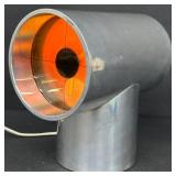 MCM Aurora Chrome Clock Designed by Kirsch/Hamilton Associates w/Corchia and de Harak