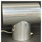 MCM Aurora Chrome Clock Designed by Kirsch/Hamilton Associates w/Corchia and de Harak