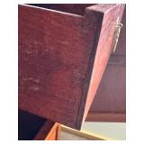 Vintage Chinese Wardrobe with Cloisonné Panels