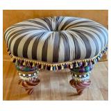 Mackenzie-Childs On Wall Street Tuffet