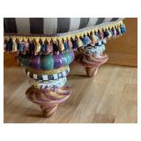 Mackenzie-Childs On Wall Street Tuffet