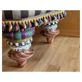 Mackenzie-Childs On Wall Street Tuffet