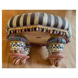 Mackenzie-Childs On Wall Street Tuffet