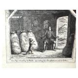 Framed George Cruikshank Etching 