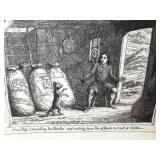 Framed George Cruikshank Etching 