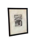 Framed George Cruikshank Etching 