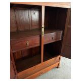 Vintage Chinese Cabinet with Cloisonné Panels