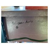 Unique Hand Painted Wooden Chair from Belize