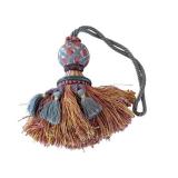 Mackenzie Childs Decorative Tassel with Hand-Painted Detail