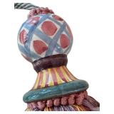 Mackenzie Childs Decorative Tassel with Hand-Painted Detail