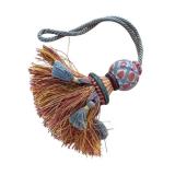 Mackenzie Childs Decorative Tassel with Hand-Painted Detail